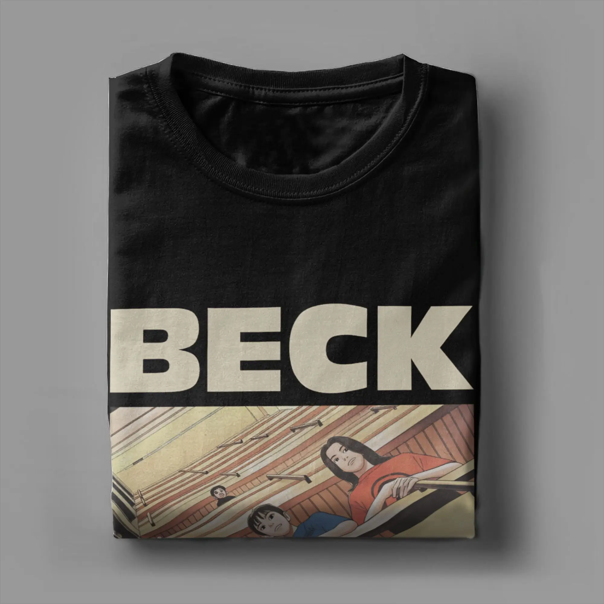 Anime Beck Mongolian Chop Squad T Shirt Summer  Hip Hop T Shirts Couple 100% Cotton Round Neck 5XL 6XL Clothes Vintage Tshirt