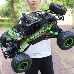 1:12 4x4 Off-Road RC Car With LED Lights 2.4G Radio Control Car Buggy 4WD Remote Control High Speed Trucks Boys Toy for Children