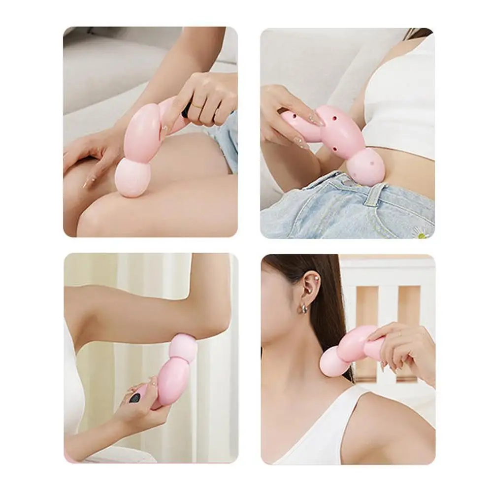 1 قطعة مسدس تدليك صغير آلة اللفافة استرخاء العضلات معدات الجسم المحمولة تدليك تهتز قضيب بندقية الرقبة اللياقة البدنية C2D8 #3