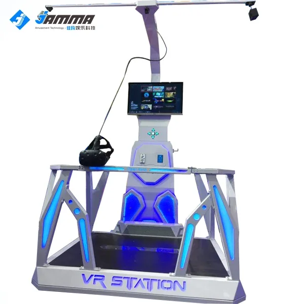 Hot Sale Vr Shooting Games 9D Vr Station Virtual Reality Machine Amusement Indoor Arcade Games Equipment