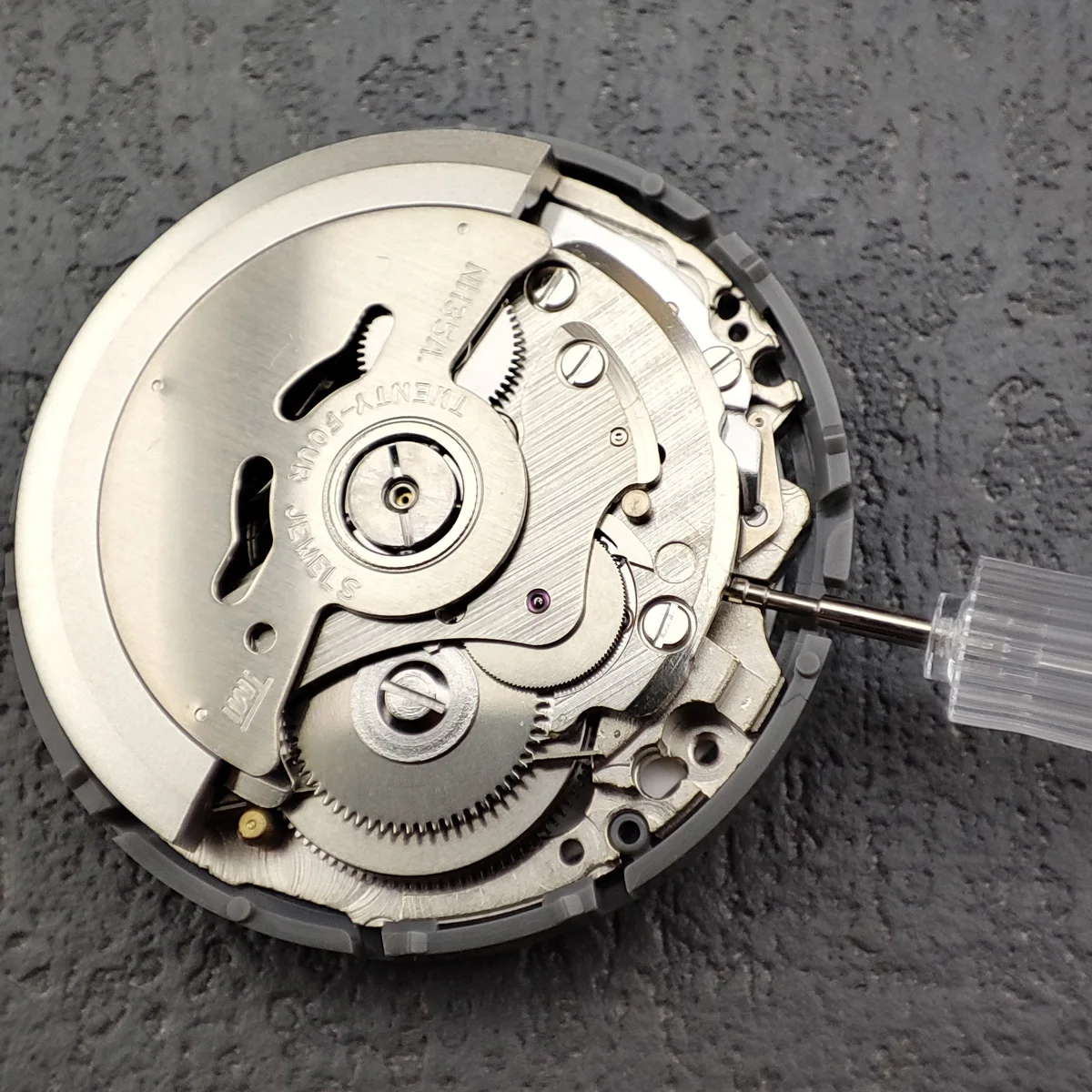 Nhật Bản Đồng Hồ NH35A 6 Giờ Cao Cấp Chuyển Động Cơ Học NH35 Trắng Datewheel Tự Động Tự Cuốn Độ Chính Xác Cao Movt Thay Thế 6