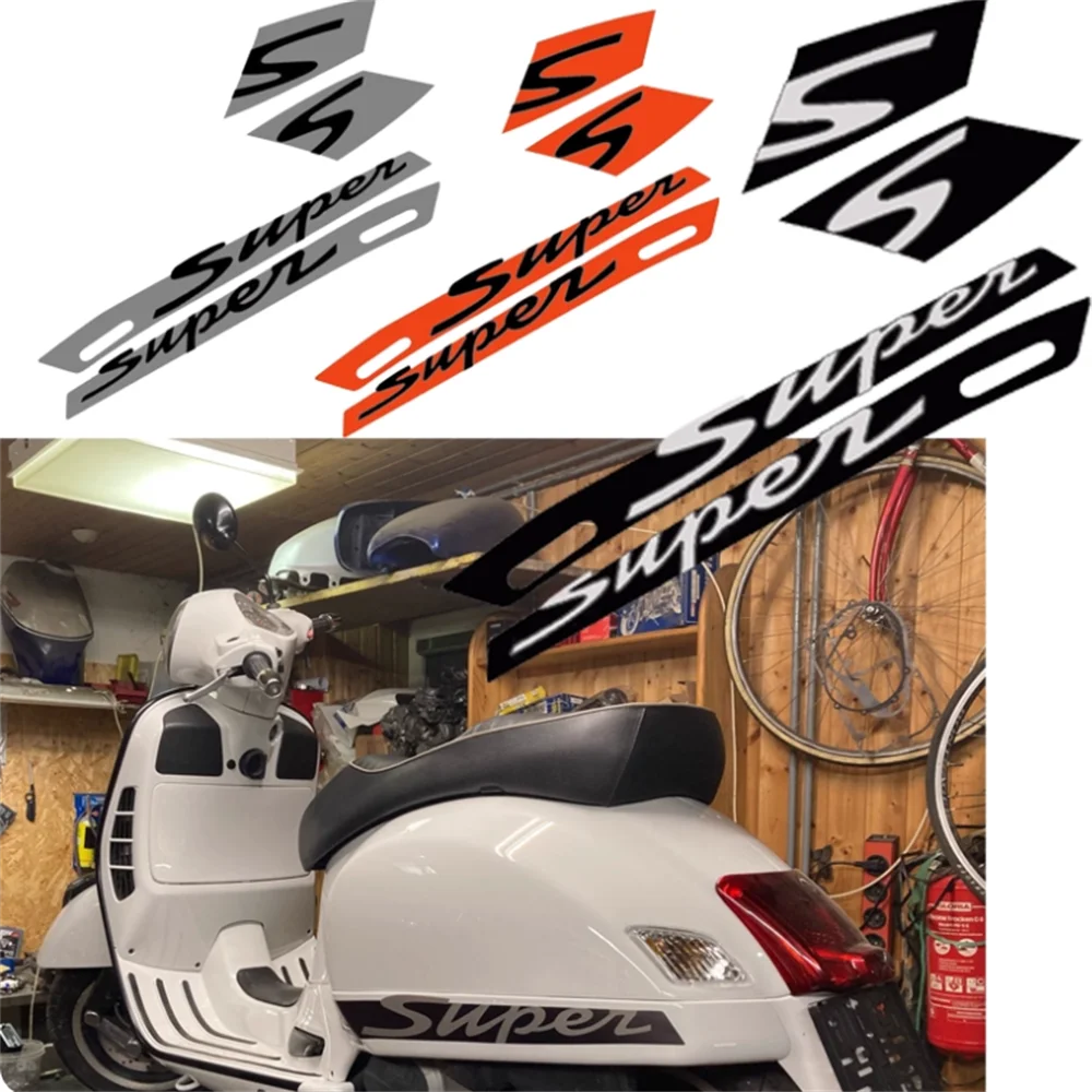 

Fashion decals For VESPA GTS300 motorcycle sticker exterior decoration sticker scratch resistant sticker float shell decal