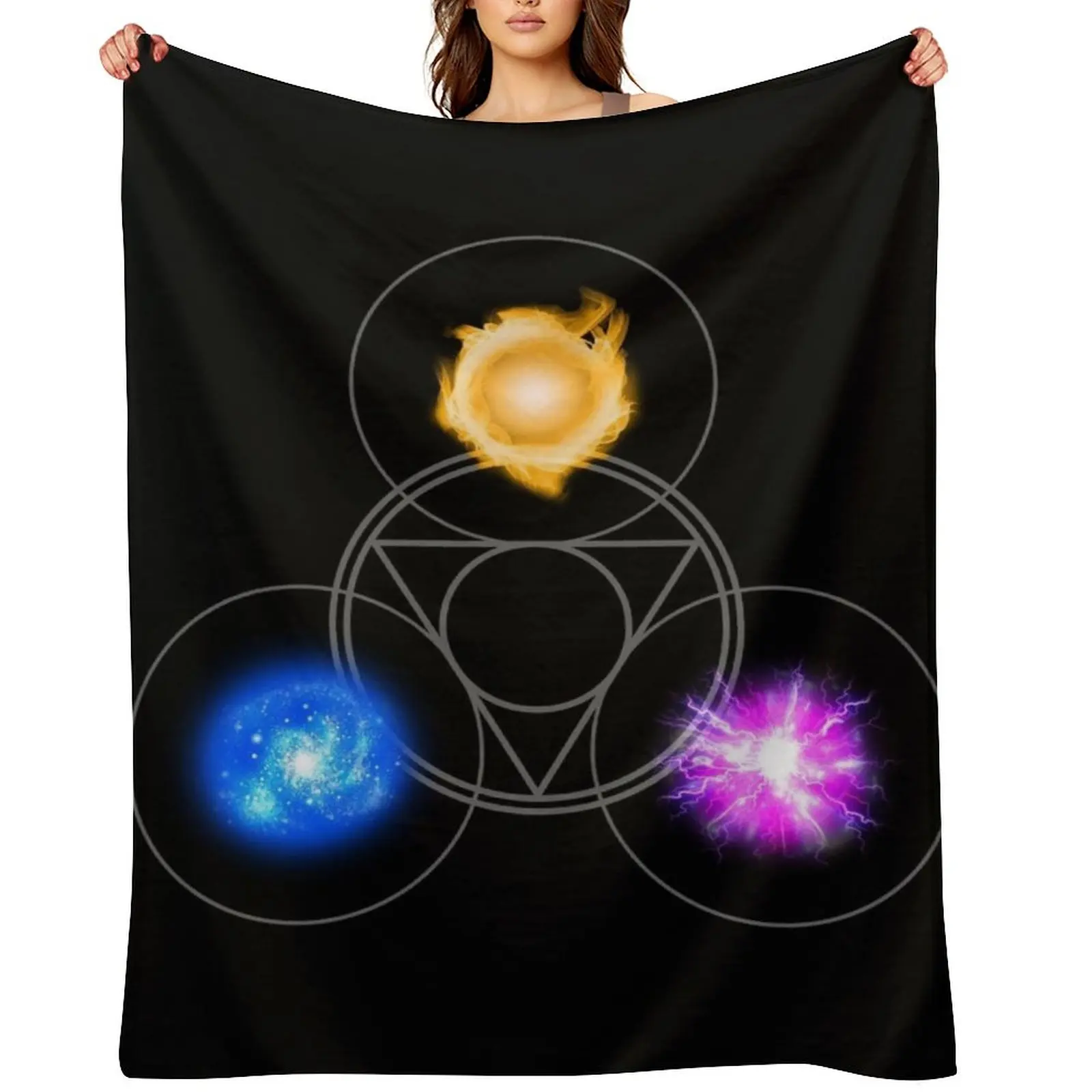 

Dota 2 Invoker Throw Blanket cosplay anime Plush Decorative Throw Blankets