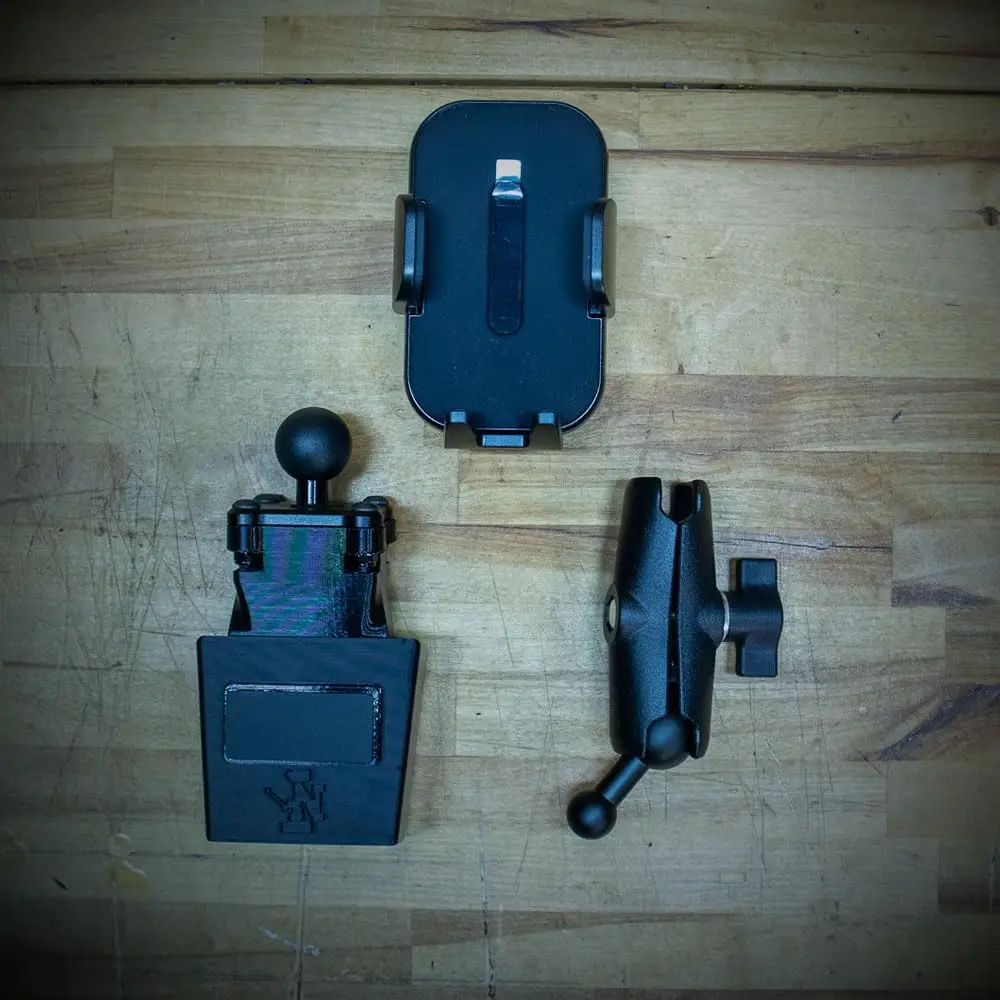 Universal Dashboard Phone Mount Kit for 5th Gen 4Runners, Compatible with RAM Ball and Wireless Chargers