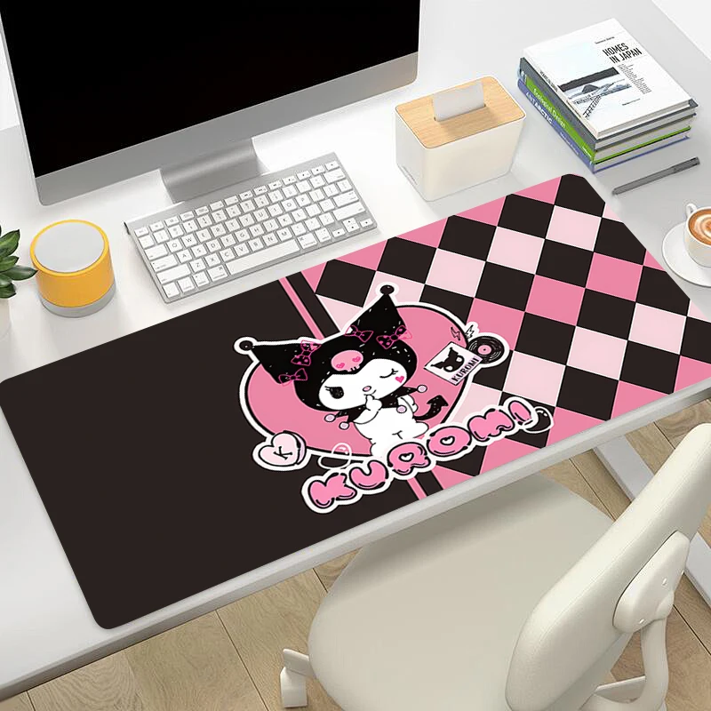 

Коврик для мыши Kulomi Sanrio, нескользящий коврик для мыши с резиновыми краями, игровые коврики для ноутбука, компьютера, коврик для стола, коврик для мыши