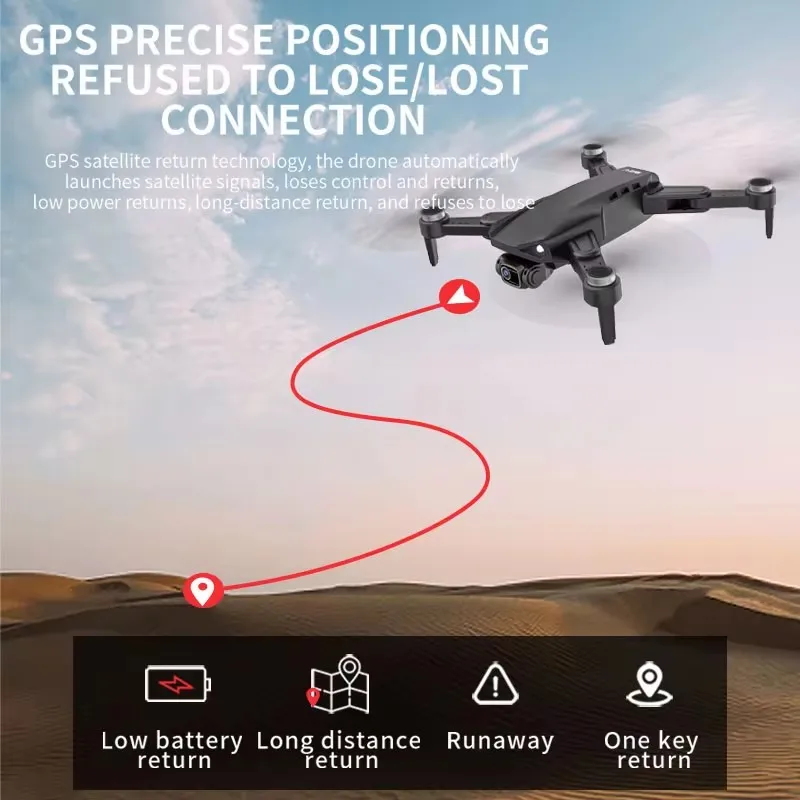 L900 Pro  Drone 4K Professional With Camera WIFI Optical Flow FPV Brushless Motor Quadcopter RC Mini  Dron