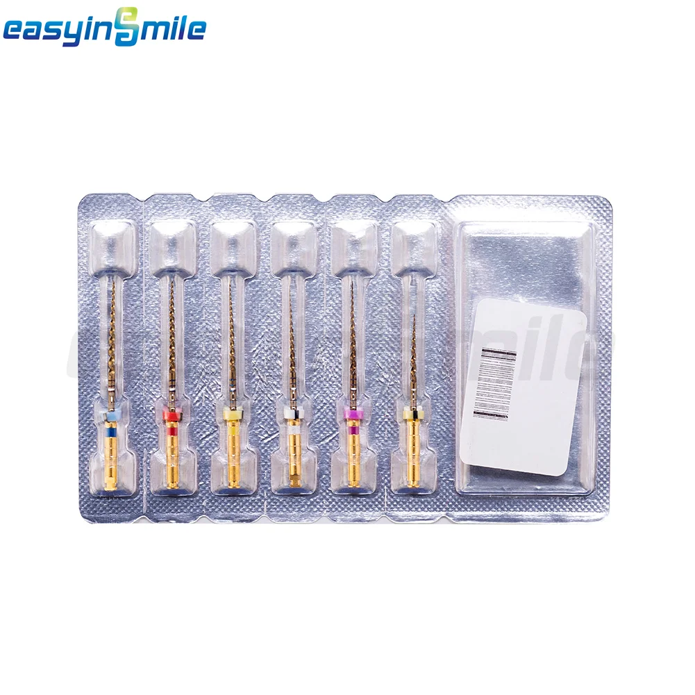 Endo Files Ruler Storage Easyinsmile Root Canal Engine File Sterilization Box NITI Large Gold Taper Endodontic File 21/25/31MM