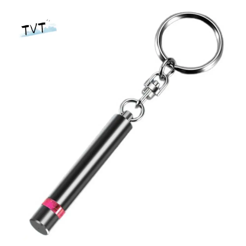 Portable Anti-Static Keychain LED Light Universal Car Body Static Eliminator Safety Key Ring Discharger Antistatic Rod