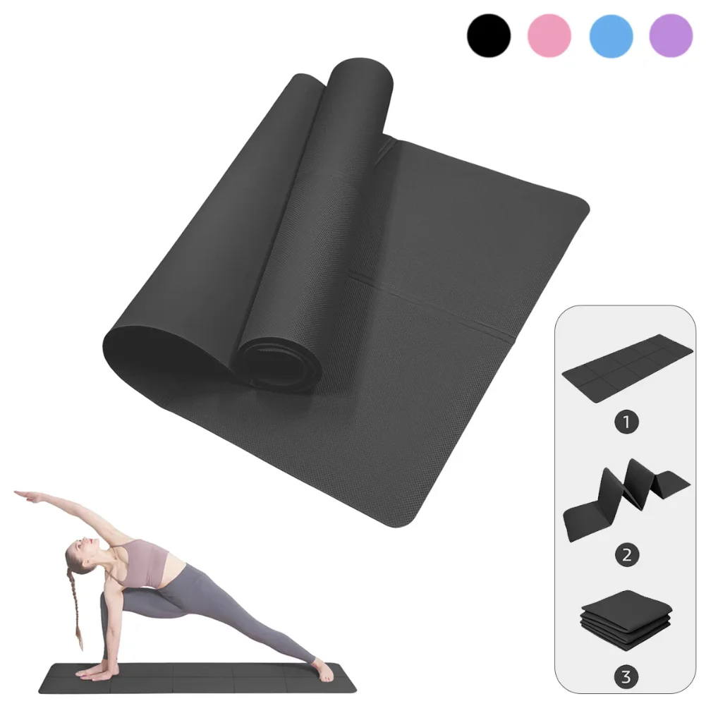 

4MM Thick EVA Yoga Mats Anti-slip Sport Fitness Mat Blanket for Exercise Yoga Pilate Gymnastics Mat Fitness Equipment Floor Work