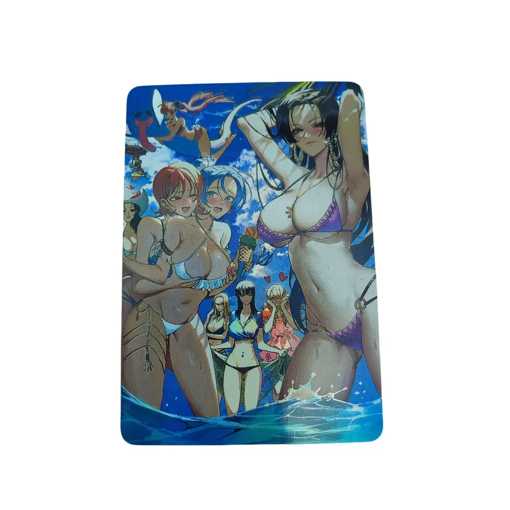 DIY ONE PIECE Boa·Hancock NAMI Original Self-made Card Single Sheet Series Anime Peripheral Game Collection Card Holiday Gift