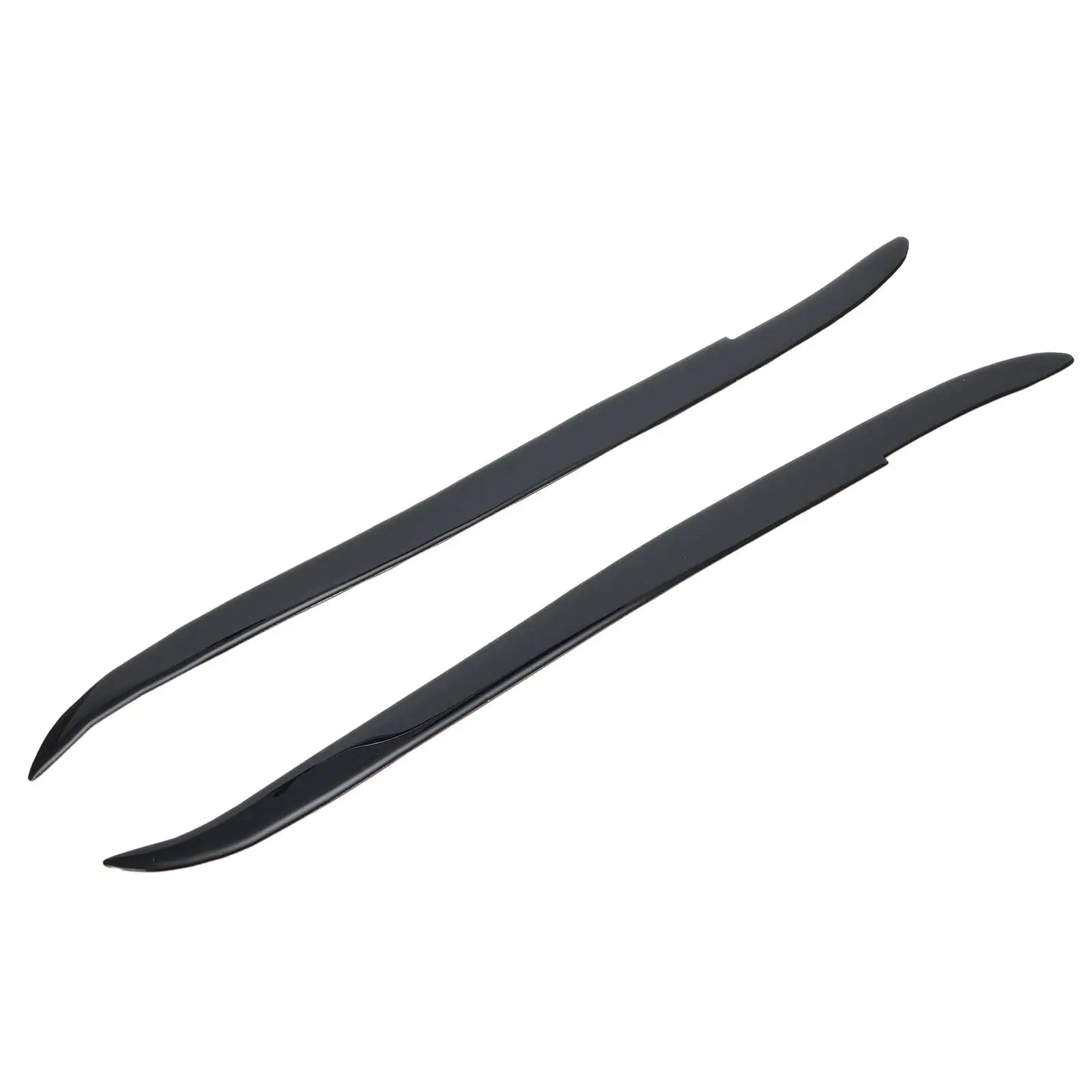 

Pair Glossy Black Front Headlight Eyelid Eyebrow Cover Trim For BMW 5 Series E39 1995-2003 Car Exterior Accessories