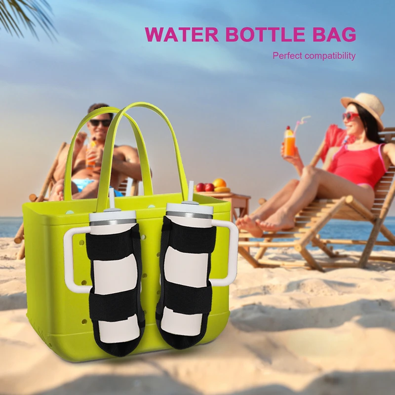 Cup Holder For Stanley Bottle, Large Drink Holder For Bogg Bag, Adjustable Cup Holder Attachment