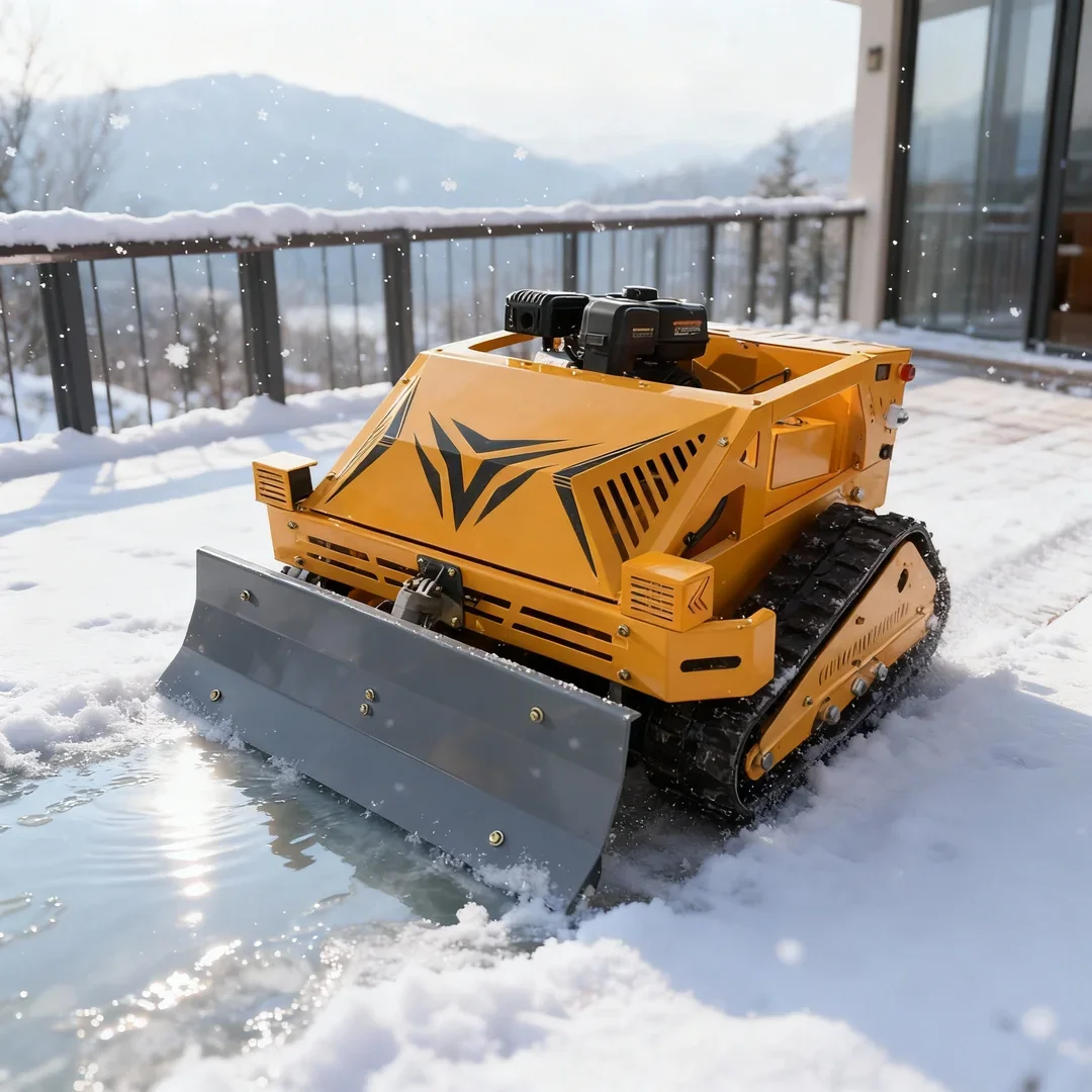 

Индивидуальная мини-газонокосилка с дистанционным управлением и функцией косилки-измельчителя — одобрено Euro 5, EPA, CE, с лопатой для снега, 2-в-1, для прополки и уборки снега на ферме