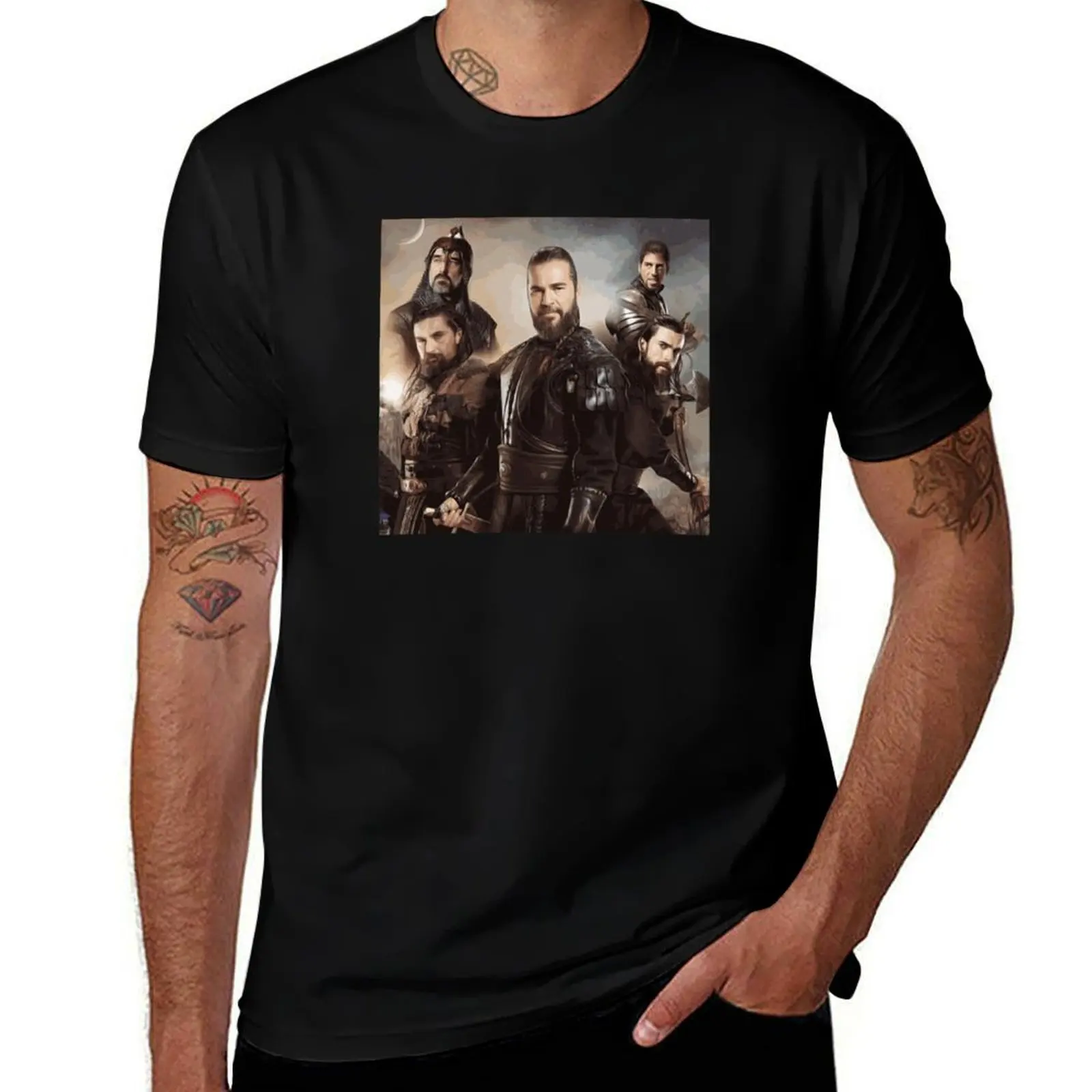 DIRILIS ERTUGRUL RESURRECTION T-Shirt simple et décontracté à manches courtes