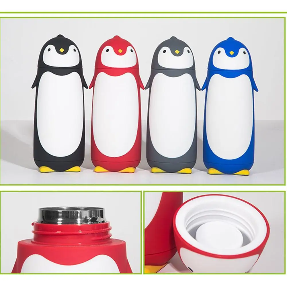 

Price shown before tax Penguin Stainless Steel Vacuum Travel Mug Tea Water Bottle Coffee Flask for Kids Children Student