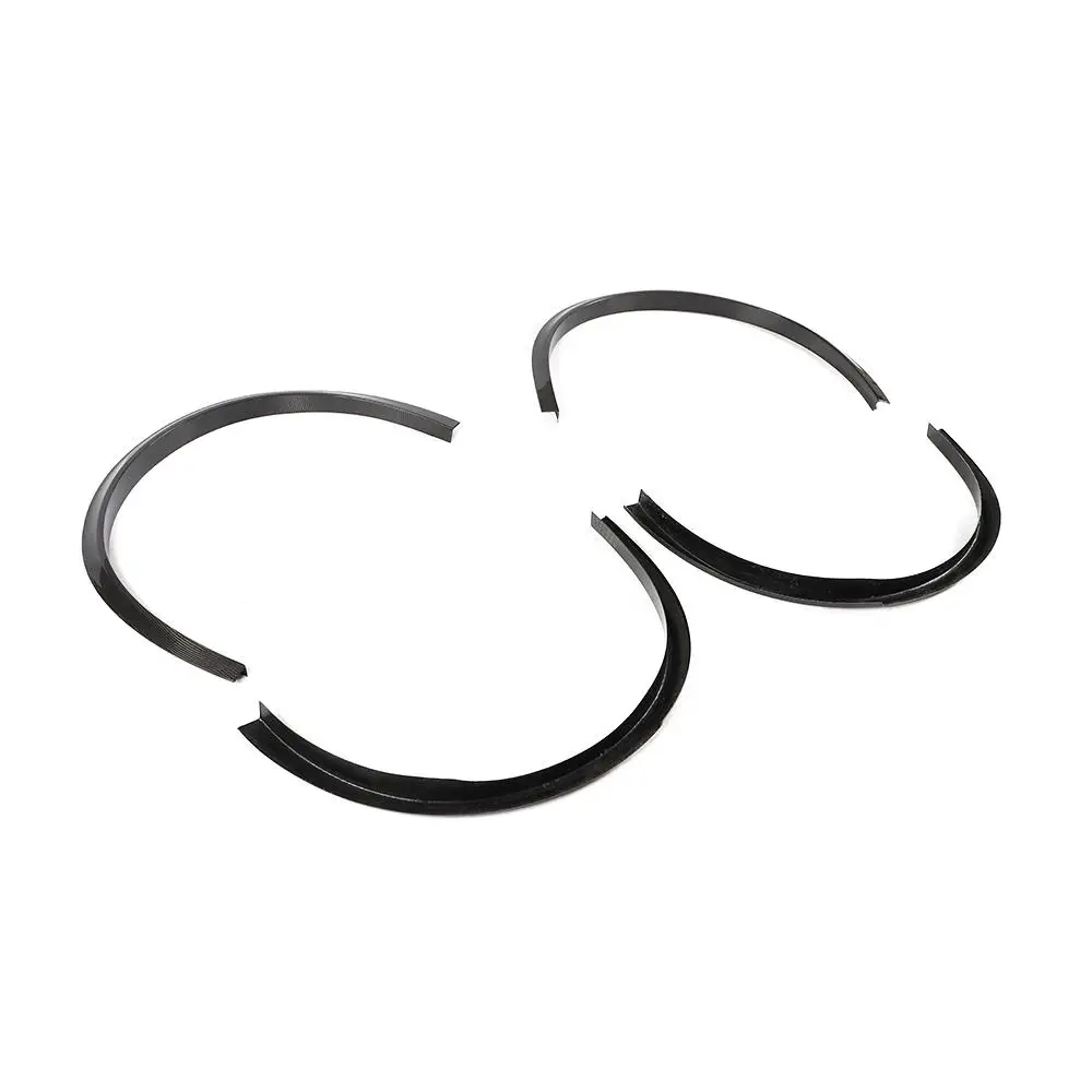 Carbon Fiber Car Wheel Eyebrow Arch Trim Lips Fender Flares Protector for  Stelvio 2017-2019