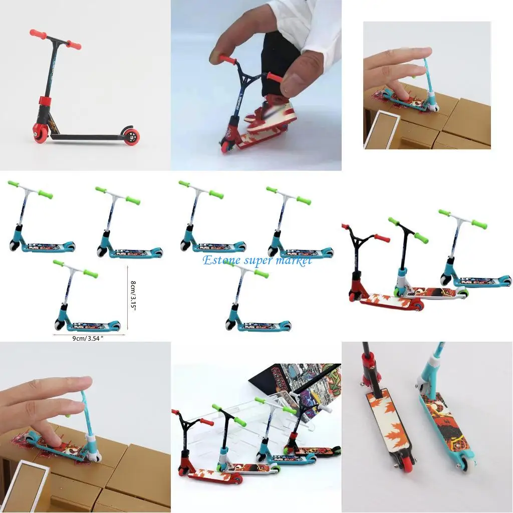 090B فنجر سكوتر، ألعاب صغيرة بعجلتين، لوح تزلج بحركة الإصبع، سكوتر خدعة صغيرة للعب الأطفال، تدريب الإصبع #1