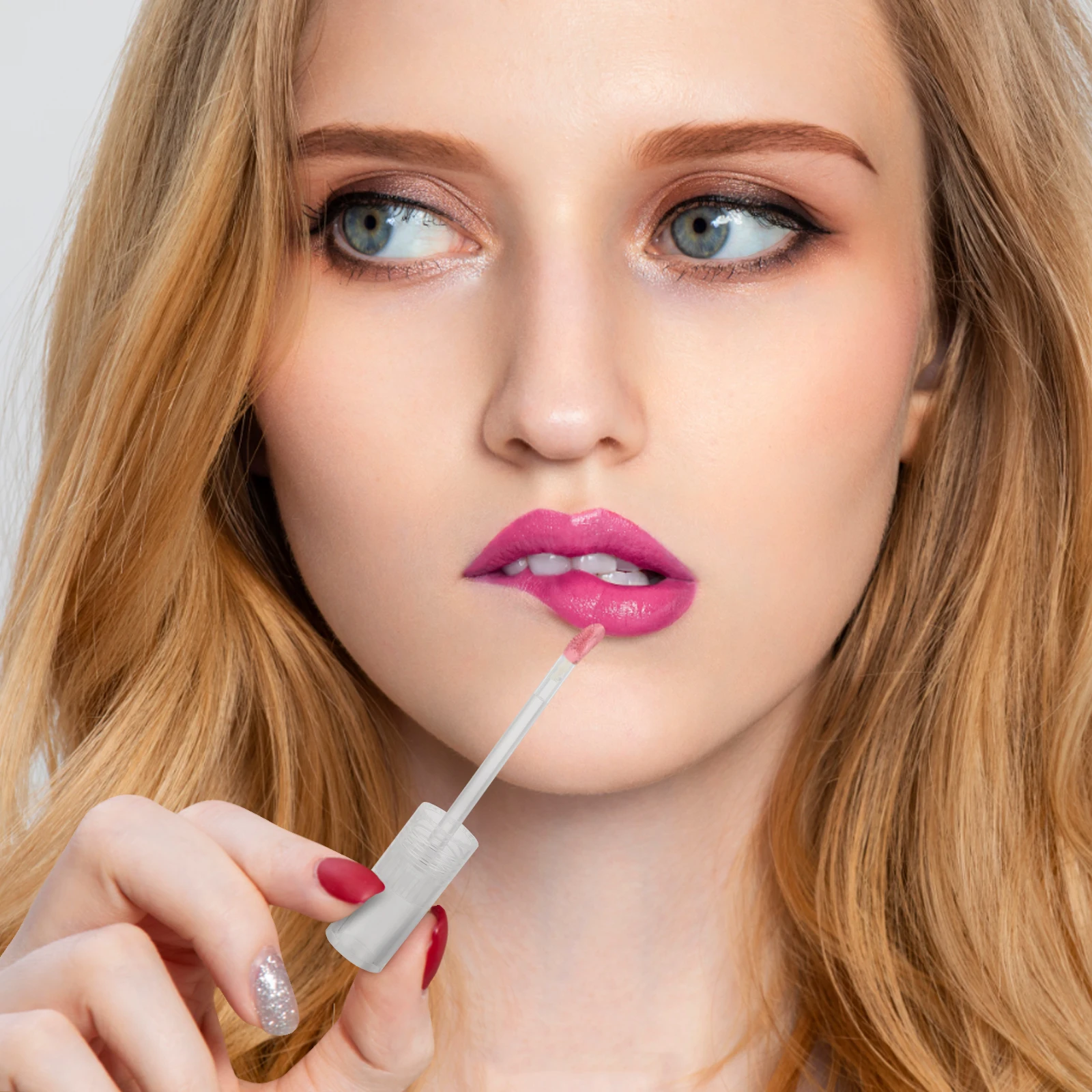 

10Pcs Lip Gloss Tube Clear Plastic Refillable Bottles 5Ml Empty Containers Use Lip Oil Dye Liquid DIY