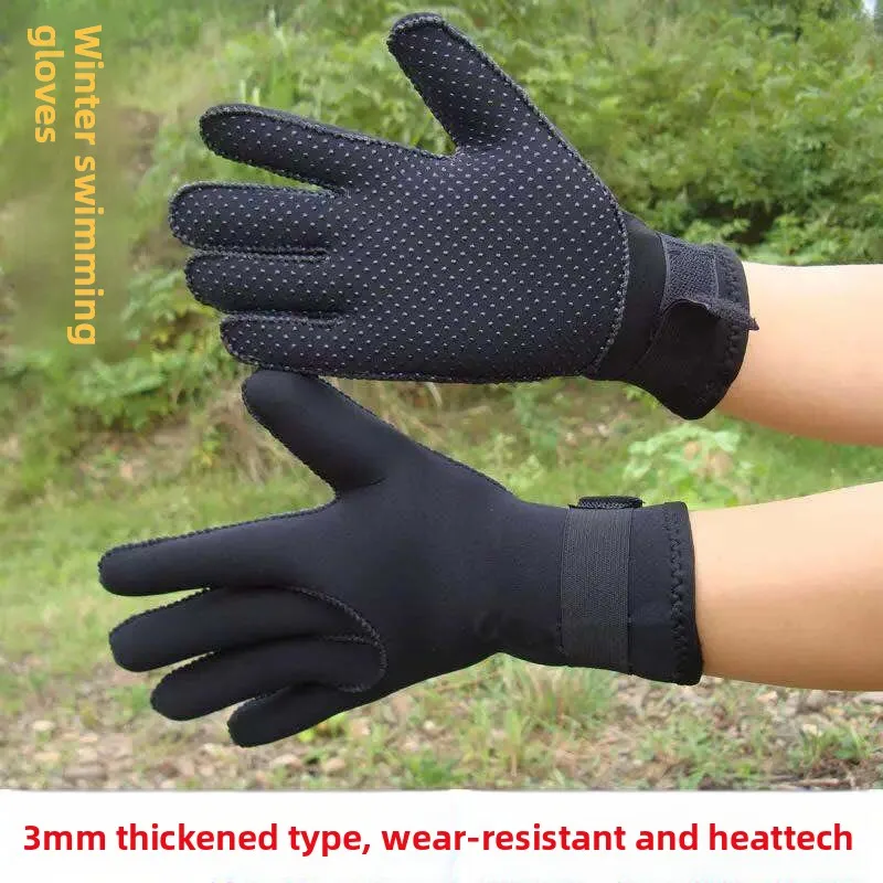 

Неопреновые перчатки для дайвинга 3 мм, камуфляжные, теплые, противоскользящие, износостойкие, перчатки для плавания и подводного плавания для ловли рыбы