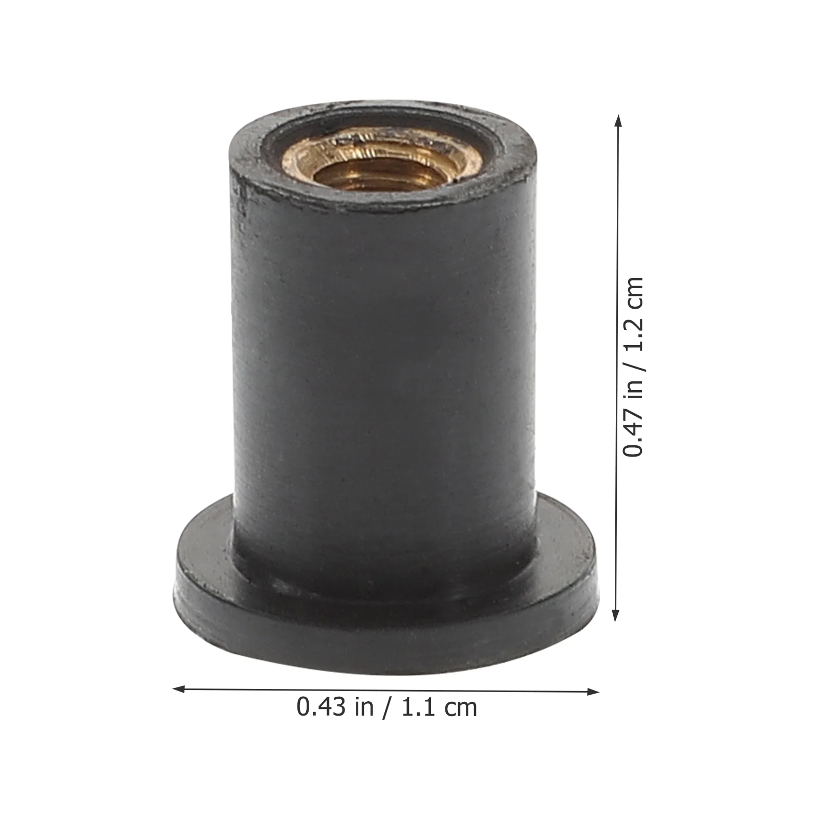 Rubber Riveting Fastener Expansion Nut Motorcycle Part Nuts for Windscreen Windshield