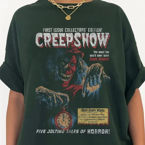 Creepshow Stephen King George Romero Shirt, Short Sleeve S-5Xl