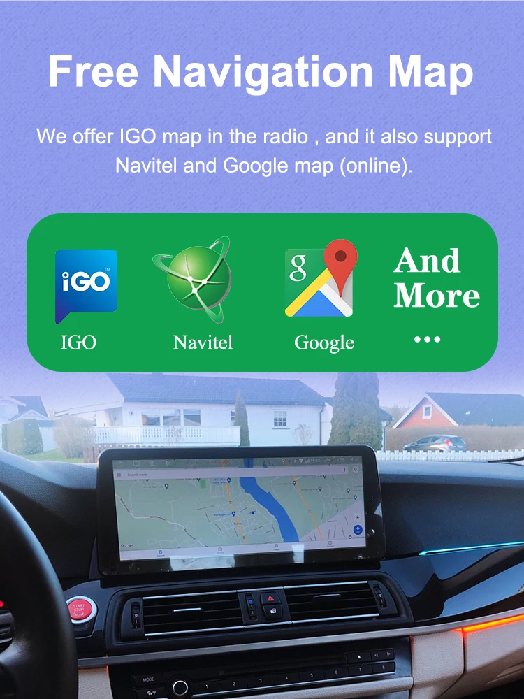 Autotop 10.25 "Android 12 Autoradio Stereo-Multimedia-Player für BMW Serie F20 F21 F23 NBT-System GPS Carplay BT Hea dunit – Detail 9