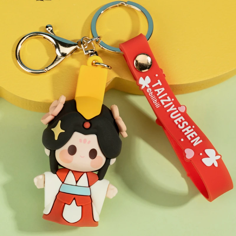 Anime Figuur Tian Guan Ci Fu Tgcf Xie Lian Hua Cheng Bl Zachte Lijm Sleutelhanger Telefoon Sleutelhanger Auto Rugzak Hanger Schattig Cosplay Cadeau