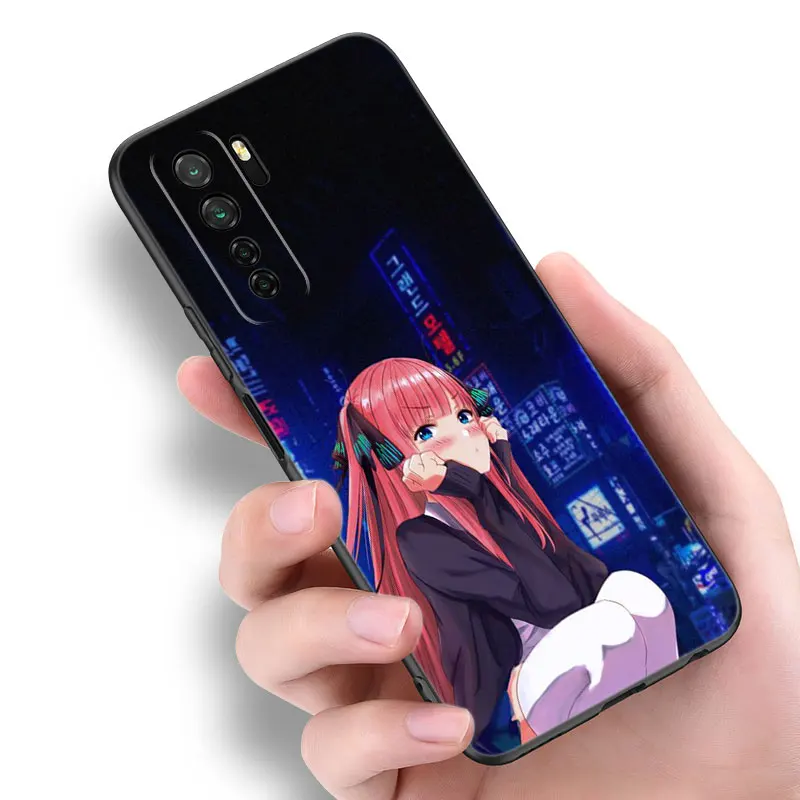 Hentai Harajuku Anime Girl Black Phone Case For Huawei Nova 12 11 Ultra 10 9 SE Pro 12i 11i 11E Y60 Y61 Y70 Plus Y71 Y72 Y90 Y91