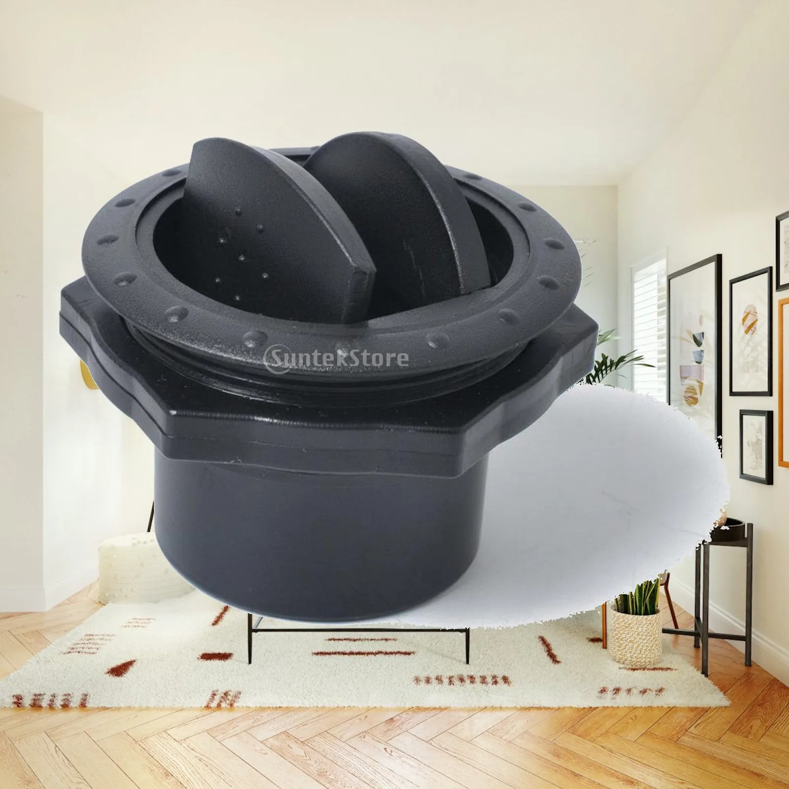 Adjustable Car Dashboard Air Outlet ABS Round Vent Compatible with RV Camper Bus Marine Boat