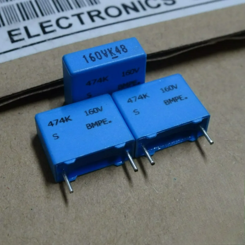 10pcs/lot SUNG HO BMPE 0.47uf 160V 470nf u47 474 Brand New 10mm Film Capacitor BMPE 160V 474K