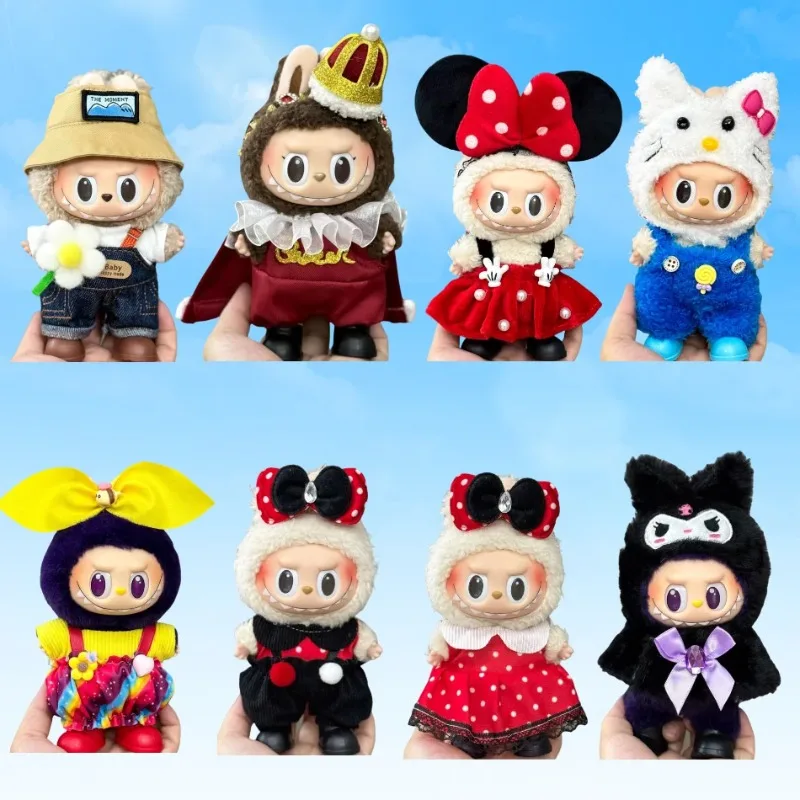 

Одежда для Labubu, аксессуары, дизайнерская одежда, подходит для V1 V2 V3, подвески Labubu, милый индивидуальный модный подарок на день рождения