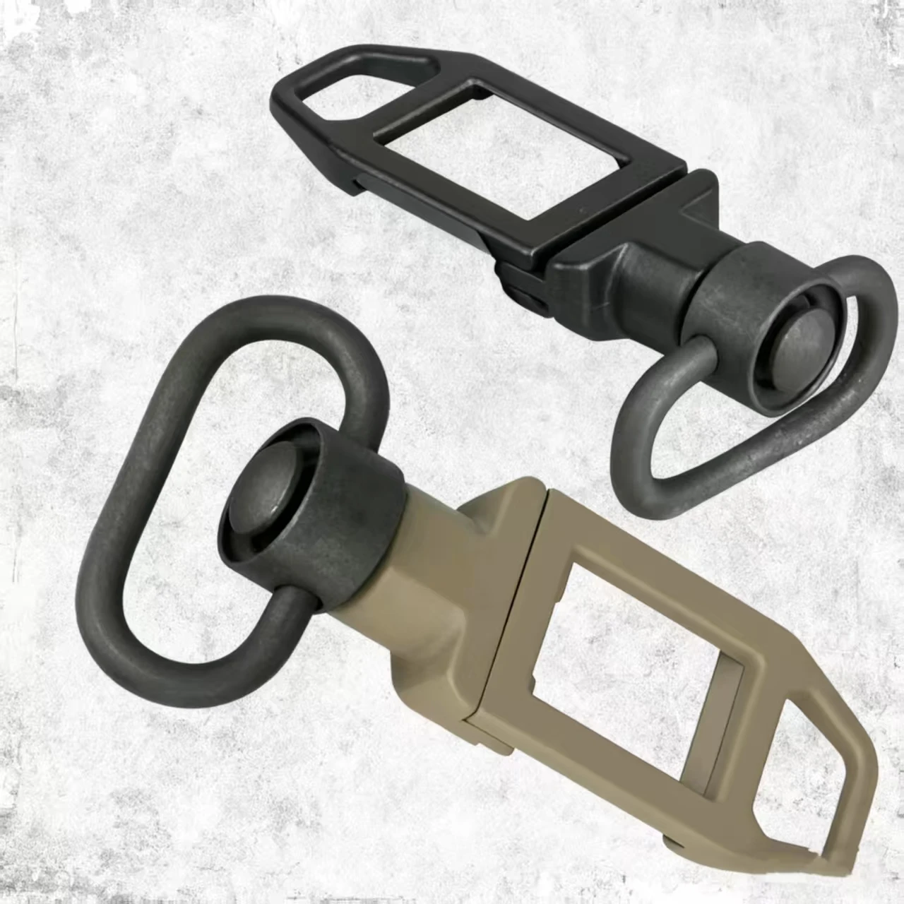 QD Sling Swivel Attachment Mount Quick Release Strap Loop Point Buckle Adapter
