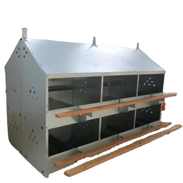 

Modern Farming Chicken Coop Chicken Farm Chicken Laying House Nest Boxes Egg Collection System