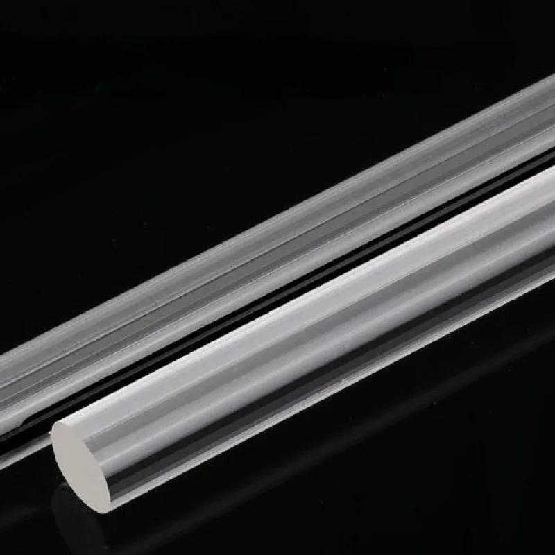 Naxilai Clear Acrylic Rod Round Transparent Plastic Bar Plexiglass Rod Different Sizes Cheap Price High Quality