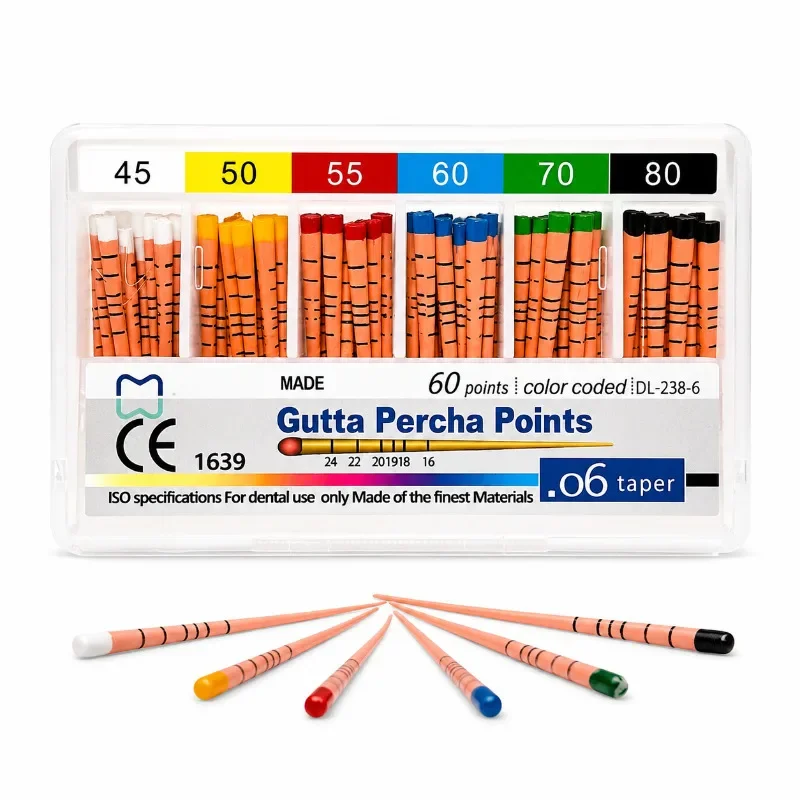 5Boxes META Graduated Absorbent Paper Points Dental Endodontic Root Canal Drying Paper Points Calibration Marks 2/4/6% Taper