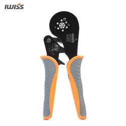 IWISS 16-6 0.08-16mm² 30-5AWG Tubular terminal crimping tools mini pliers Crimping of large size terminals electrical clamps set