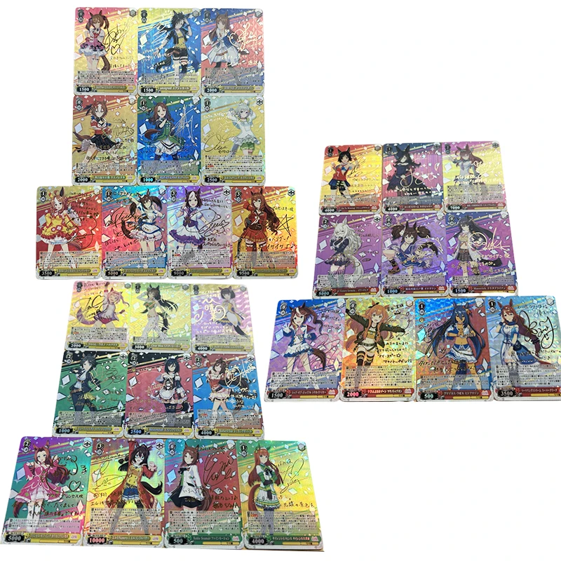 

Diy Homemade Pretty Derby Game Collection Card Anime Maruzensky Special Week Bronzing Rare Flash Card Cartoon Toys Birthday Gift