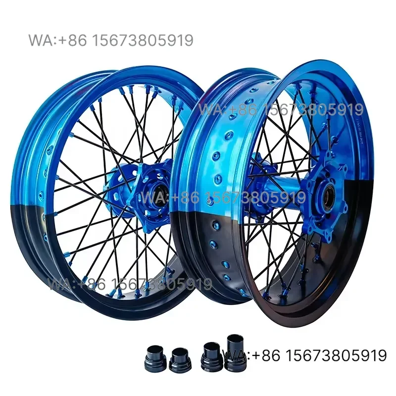 For  Wmwmnu 17 Inch 36 Spokes Anodized Alloy Wheel  YZ125 Moto Motorcycle Supermoto
