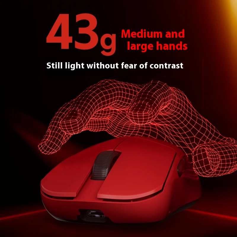 MADLIONS MAD G Max Wireless Mouse Dual Mode PAW3395 8K Ultra-Lightweight Nordic 52840 Custom Laptop Gamer PC Gaming Mouse