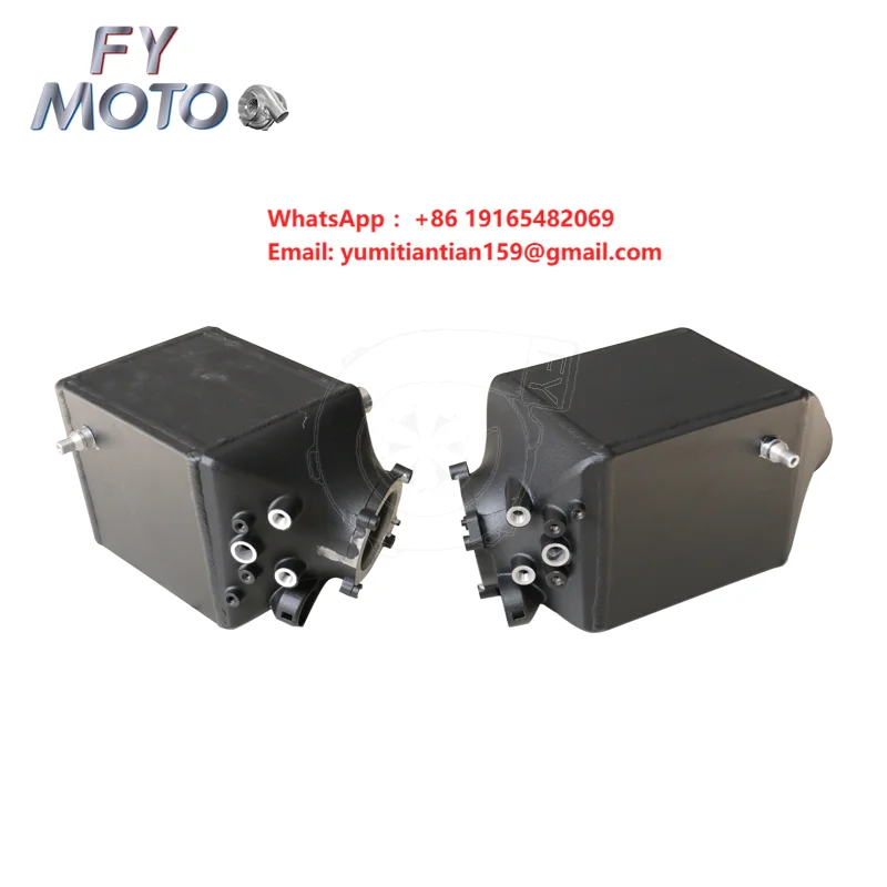 Black Twin Charge Air Intercooler for BMW S63 F10 M5 & F06/F12/F13 M6 with Enlarge Core Size