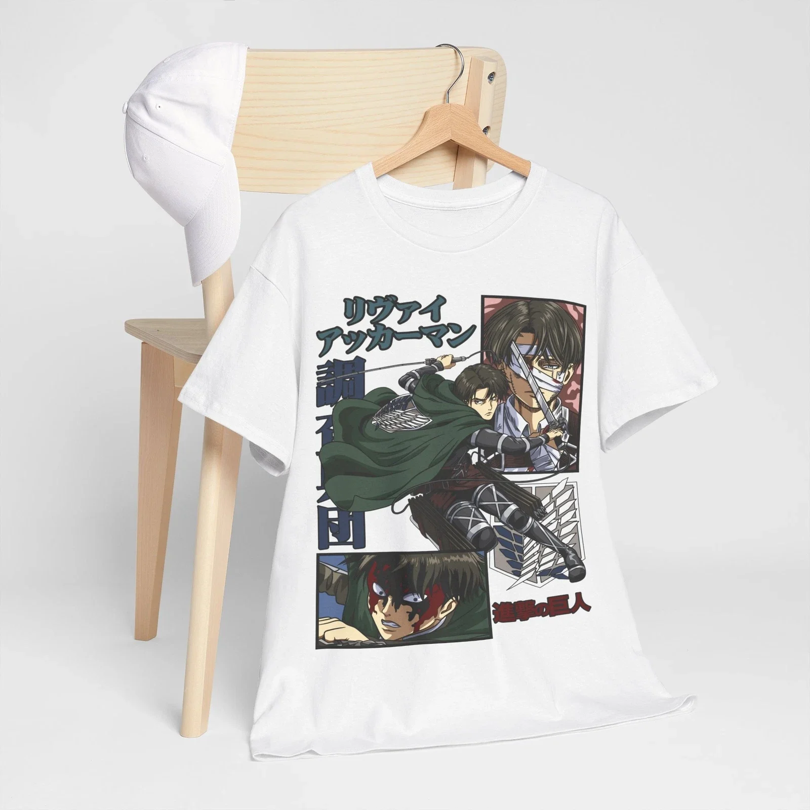 ميكاسا تي شيرت هجوم على تيتان قميص Shingeki No Kyojin أنيمي AOT قميص الصيف القطن الرجال النساء تي شيرت علوي الشارع الشهير المتضخم #2