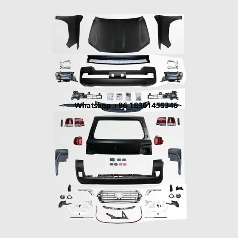 

Car facelift bodykit Car Modification Parts Body Kit Land Cruiser LC200 2008-2015 Upgrade to 2016 2016-2021