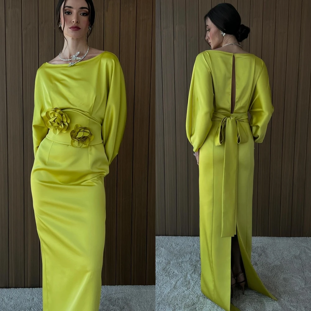 

Customized Jiayigong s Flower Formal Evening A-line O-Neck Bespoke Occasion Floor Length