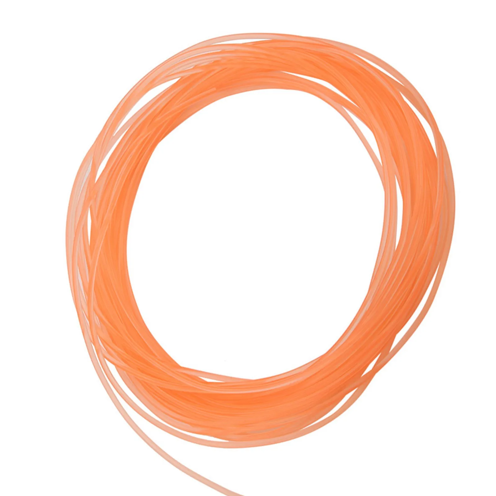 Orange Smooth PU Polyurethane Round Belt for Drive Transmission(4mm*10m)