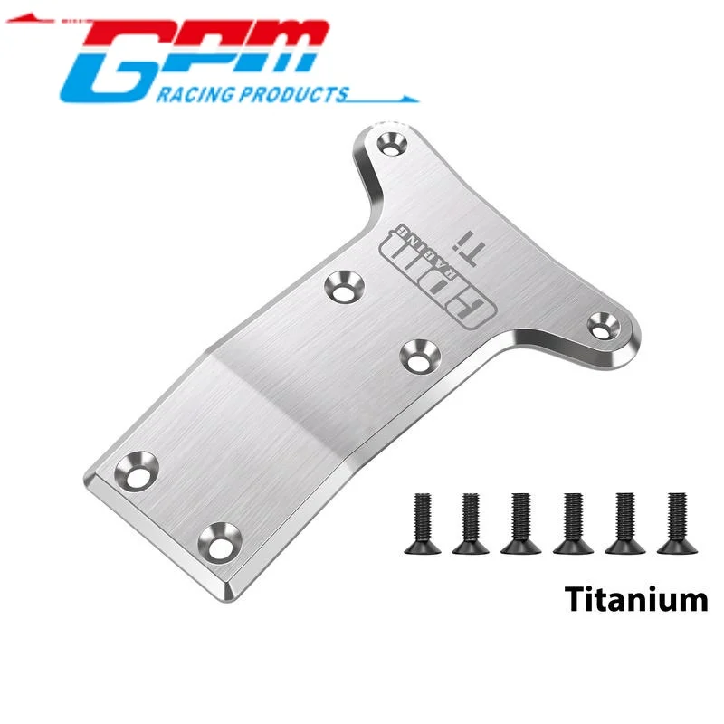 GPM 5T3/331F Titanium Front Chassis Skid Plate 5mm Thick For LOSI 1/5 5IVE-TE 3.0 RC Upgrade