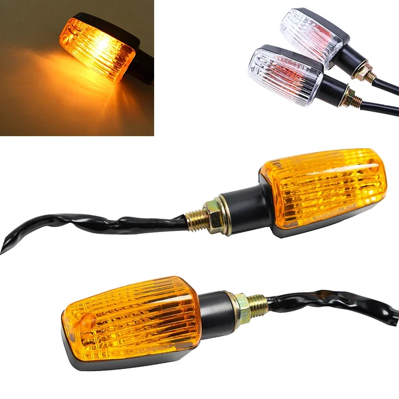 12V Universal Motorcycle Turn Signals Light for Honda Yamaha Suzuki Harley Indicators Flasher Blinker Lamp Motorbike Accessories