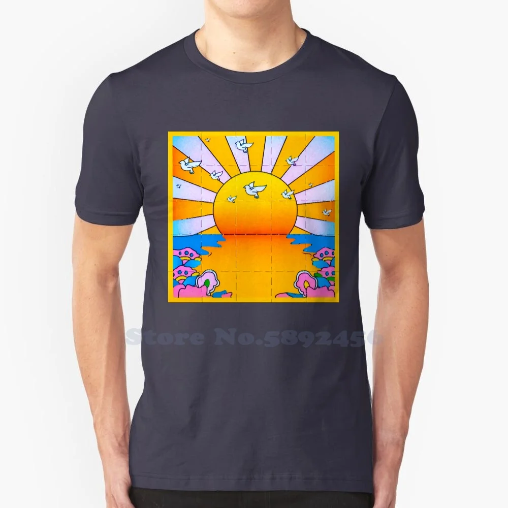 California Sunshine Blotter 100% Pure Cotton T-Shirt Acid Trip Acid Tab Lsd Trip Lysergic Acid Diethylamide Blotter Paper Lsd