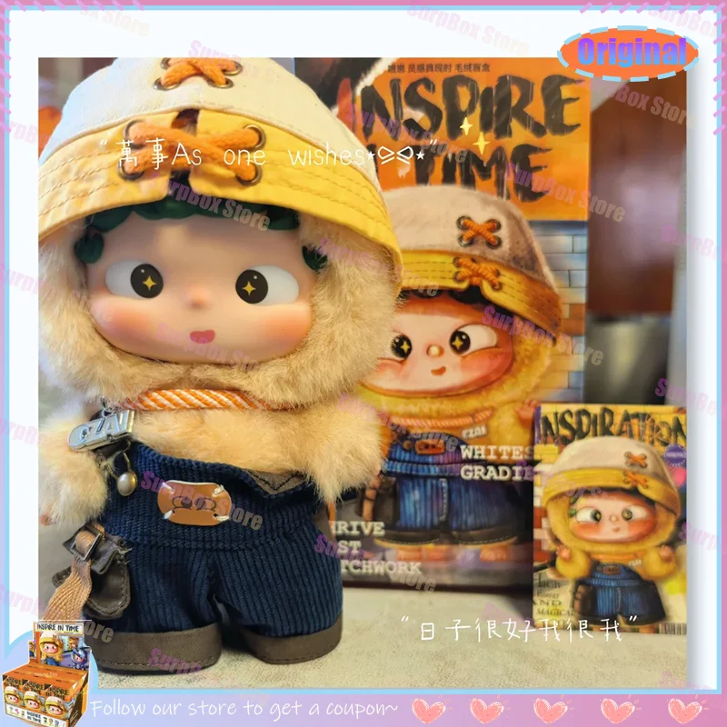 

Новый оригинальный горячий Ozai, новая серия Inspire In Time, виниловая глухая коробка Kawaii, плюшевая виниловая кукла, украшения, коллекционная игрушка, подарок на день рождения