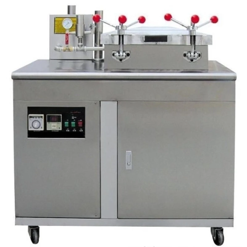 Estufa de pato frito a presión estilo Beijing, estufa de pollo frito comercial de gas eléctrico