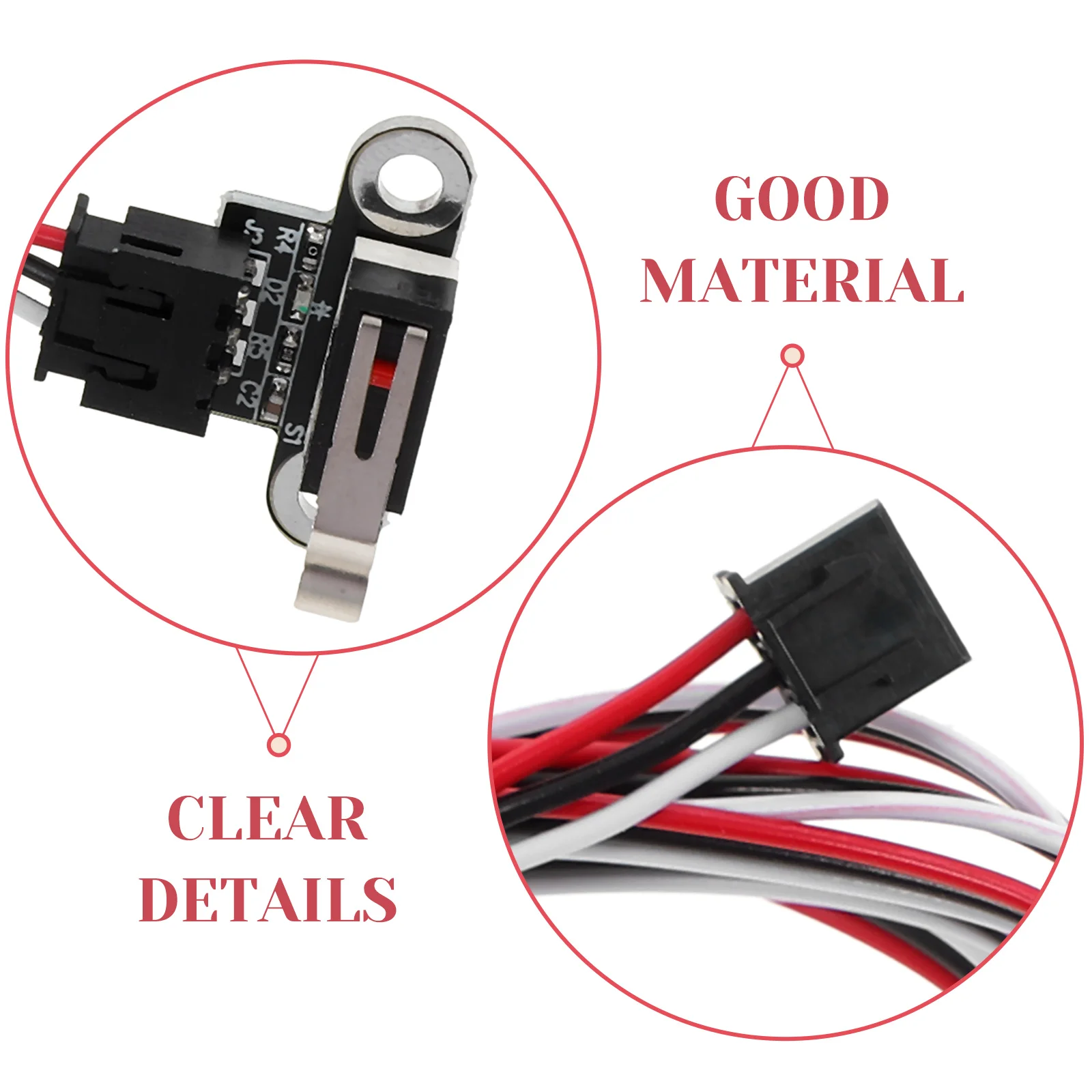

3D Mechanical Limit Endstop Replacement Accessory Vertical Type Easy Install Precise Position Saving 3D Printer